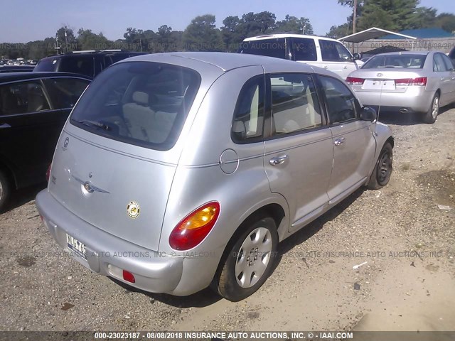 3C4FY58B05T608570 - 2005 CHRYSLER PT CRUISER TOURING SILVER photo 4