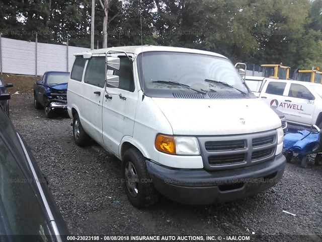 2B7HB11X51K534206 - 2001 DODGE RAM VAN B1500 თეთრი ფოტო 1