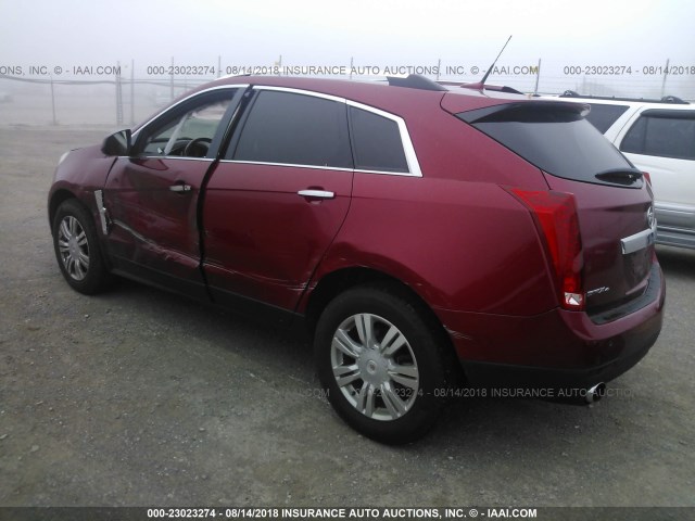 3GYFNDEY1AS546750 - 2010 CADILLAC SRX LUXURY COLLECTION RED photo 3