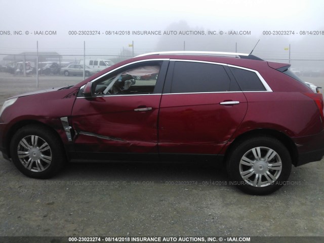 3GYFNDEY1AS546750 - 2010 CADILLAC SRX LUXURY COLLECTION RED photo 6