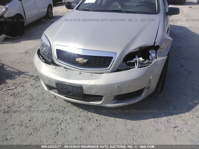 6G1MK5U22CL647874 - 2012 CHEVROLET CAPRICE POLICE GOLD photo 6