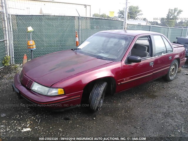 2G1WN54T2R9139264 - 1994 CHEVROLET LUMINA EURO RED photo 2