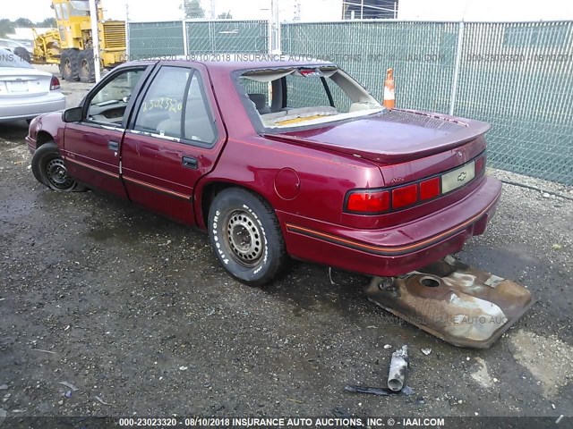 2G1WN54T2R9139264 - 1994 CHEVROLET LUMINA EURO RED photo 3