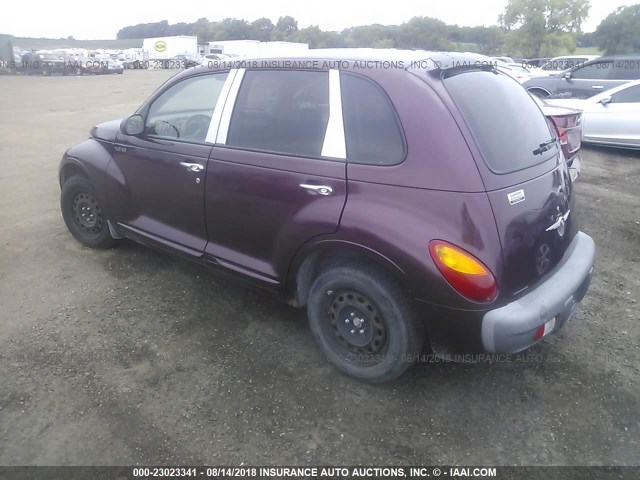 3C4FY48B52T266569 - 2002 CHRYSLER PT CRUISER CLASSIC PURPLE photo 3