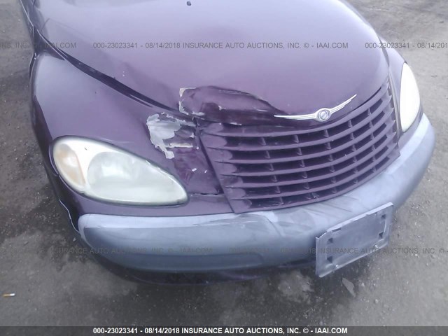 3C4FY48B52T266569 - 2002 CHRYSLER PT CRUISER CLASSIC PURPLE photo 6