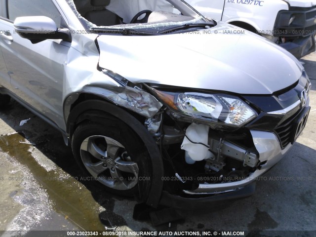 3CZRU5H72HM702673 - 2017 HONDA HR-V EXL SILVER photo 6