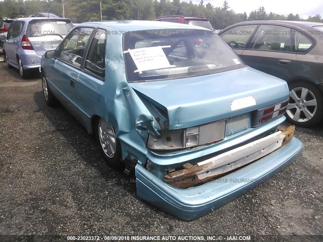 1B3AP24K3RN264340 - 1994 DODGE SHADOW BLUE photo 3