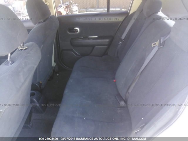 3N1BC1CP1AL379046 - 2010 NISSAN VERSA S/SL SILVER photo 8