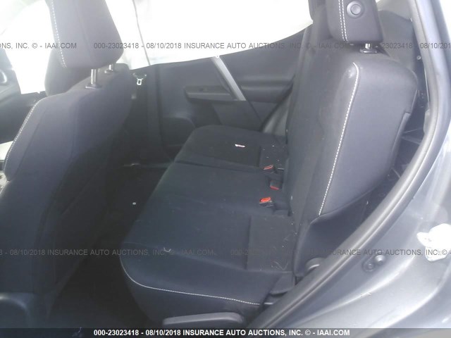 2T3RFREVXGW505922 - 2016 TOYOTA RAV4 XLE GRAY photo 8