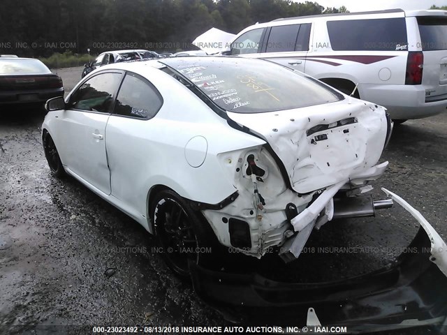 JTKDE167570200436 - 2007 TOYOTA SCION TC 白色 照片 3