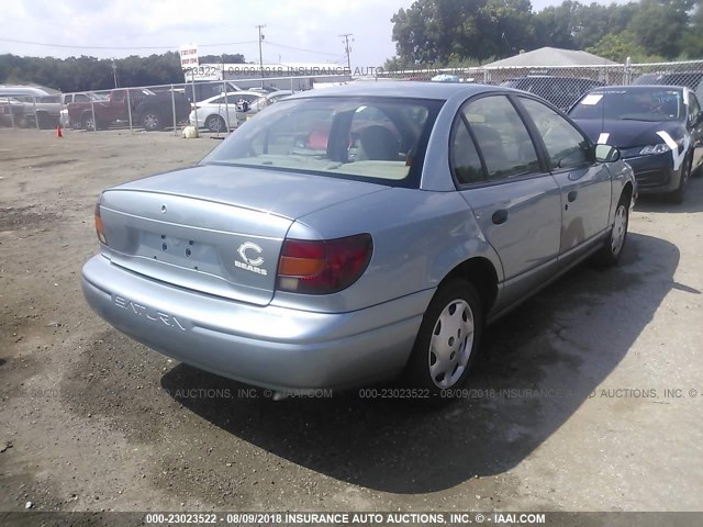 1G8ZH52832Z171169 - 2002 SATURN SL1 BLUE photo 4