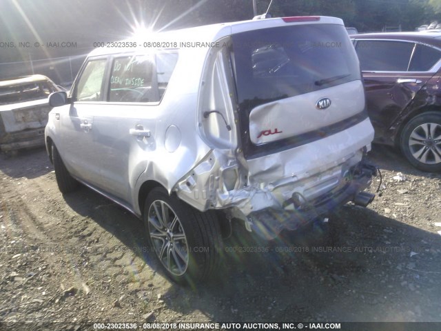 KNDJX3AA9J7588675 - 2018 KIA SOUL ! SILVER photo 3