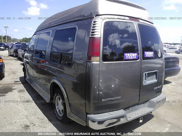 1GBFG15R211243294 - 2001 CHEVROLET EXPRESS G1500  BROWN photo 3