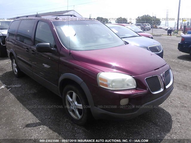 1GMDV33L65D191588 - 2005 PONTIAC MONTANA SV6 RED photo 1