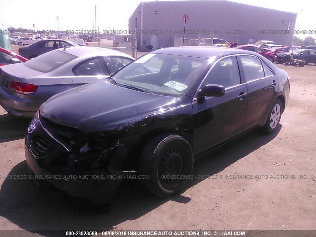 4T1BE46K48U246690 - 2008 TOYOTA CAMRY CE/LE/XLE/SE BLACK photo 2