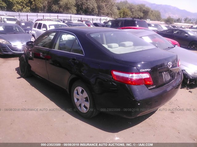 4T1BE46K48U246690 - 2008 TOYOTA CAMRY CE/LE/XLE/SE BLACK photo 3