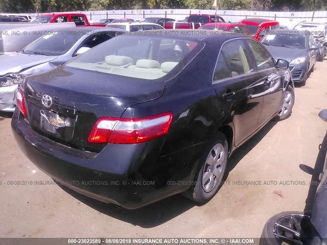 4T1BE46K48U246690 - 2008 TOYOTA CAMRY CE/LE/XLE/SE BLACK photo 4