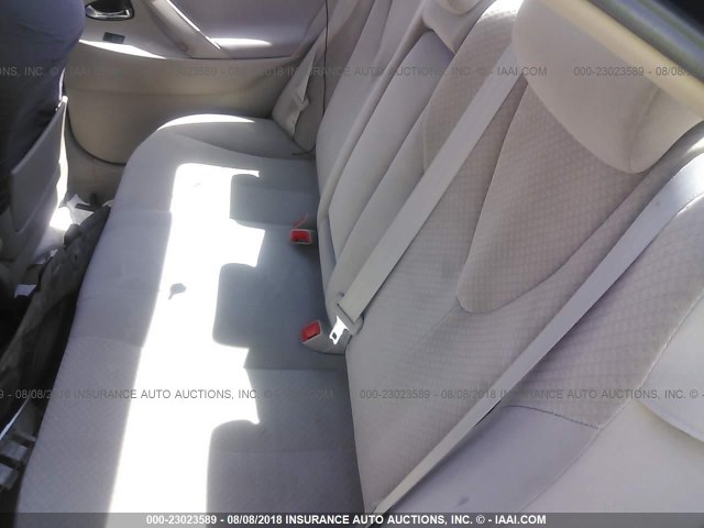 4T1BE46K48U246690 - 2008 TOYOTA CAMRY CE/LE/XLE/SE BLACK photo 8