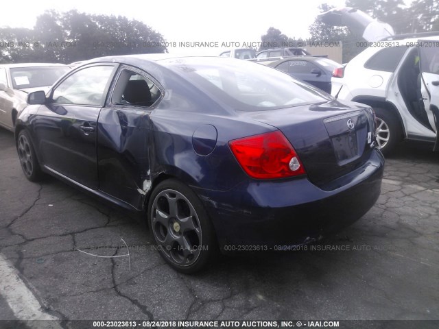 JTKDE177760084346 - 2006 TOYOTA SCION TC ლურჯი ფოტო 3