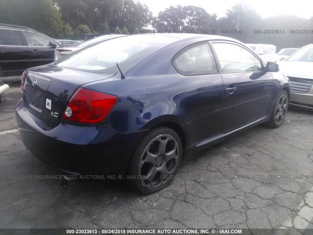 JTKDE177760084346 - 2006 TOYOTA SCION TC ლურჯი ფოტო 4