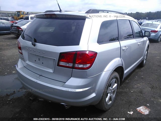 3D4PG1FG2BT528295 - 2011 DODGE JOURNEY MAINSTREET SILVER photo 4