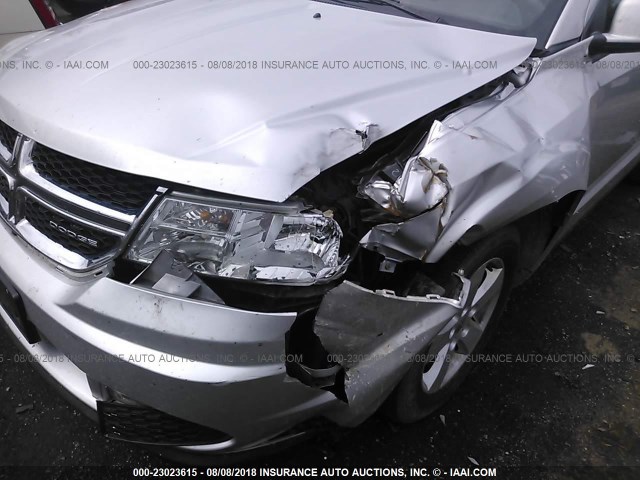 3D4PG1FG2BT528295 - 2011 DODGE JOURNEY MAINSTREET SILVER photo 6