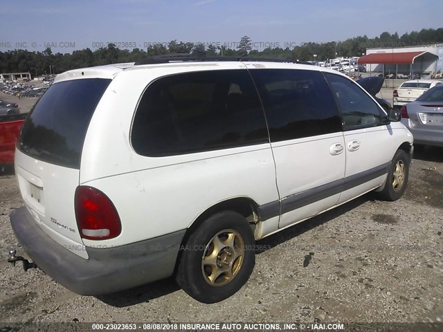 1B4GP44G8XB515056 - 1999 DODGE GRAND CARAVAN SE/SPORT WHITE photo 4