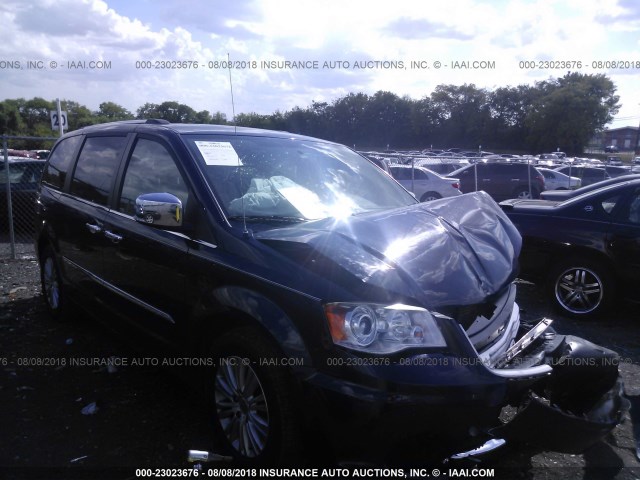 2C4RC1GG0CR362623 - 2012 CHRYSLER TOWN & COUNTRY LIMITED BLUE photo 1