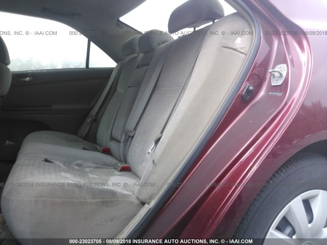 4T1BE32K15U027116 - 2005 TOYOTA CAMRY LE/XLE/SE 栗色 照片 8