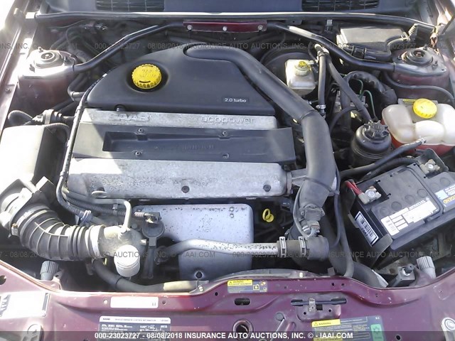 YS3DF78K237012718 - 2003 SAAB 9-3 SE BURGUNDY photo 10