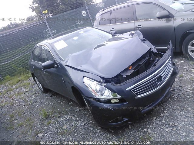 JN1CV6AR0BM407684 - 2011 INFINITI G37 GRAY photo 1