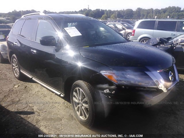 5N1AR2MN8FC633084 - 2015 NISSAN PATHFINDER S/SV/SL/PLATINUM BLACK photo 1