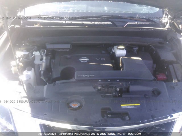 5N1AR2MN8FC633084 - 2015 NISSAN PATHFINDER S/SV/SL/PLATINUM BLACK photo 10