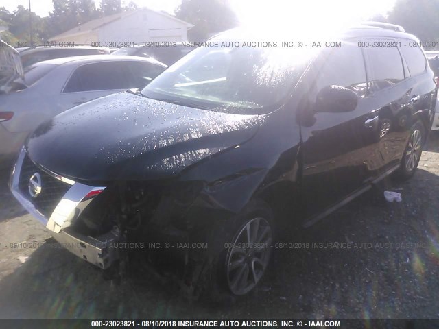 5N1AR2MN8FC633084 - 2015 NISSAN PATHFINDER S/SV/SL/PLATINUM BLACK photo 2