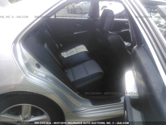 4T1BF1FK1CU594726 - 2012 TOYOTA CAMRY SE/LE/XLE SILVER photo 8