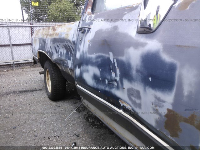 1B7FE06Y3KS170076 - 1989 DODGE D-SERIES D100 GRAY photo 6