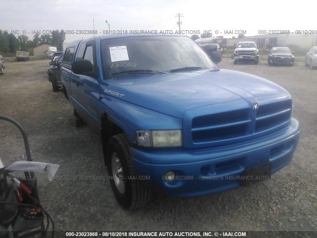 3B7HF13Z1XG166731 - 1999 DODGE RAM 1500 BLUE photo 1