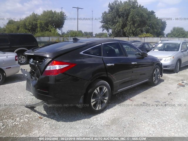 5J6TF2H54FL001533 - 2015 HONDA CROSSTOUR EXL BROWN photo 4