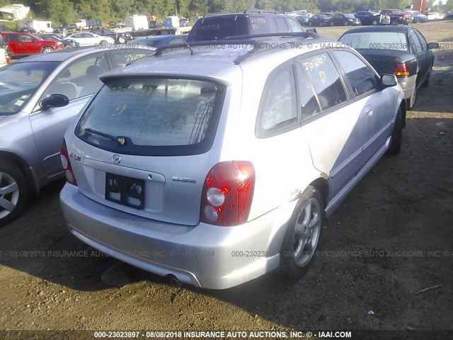 JM1BJ246821487395 - 2002 MAZDA PROTEGE PR5 银色 照片 4