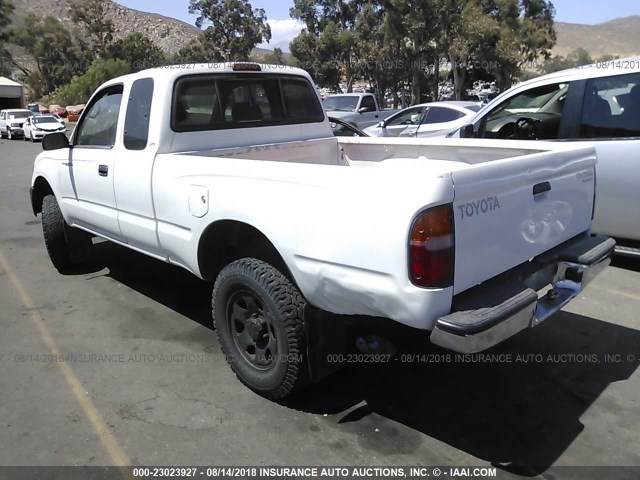 4TASM92N1XZ420734 - 1999 TOYOTA TACOMA XTRACAB PRERUNNER თეთრი ფოტო 3