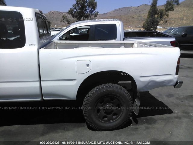 4TASM92N1XZ420734 - 1999 TOYOTA TACOMA XTRACAB PRERUNNER WHITE photo 6