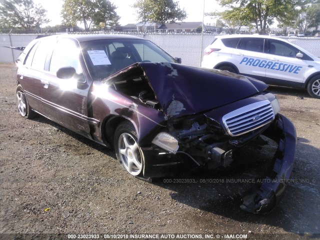 2FAFP74W41X203351 - 2001 FORD CROWN VICTORIA LX MAROON photo 1