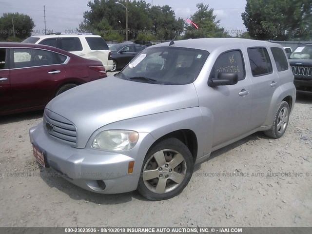 3GNCA13B29S645436 - 2009 CHEVROLET HHR LS SILVER photo 2