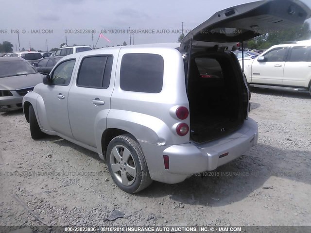 3GNCA13B29S645436 - 2009 CHEVROLET HHR LS SILVER photo 3