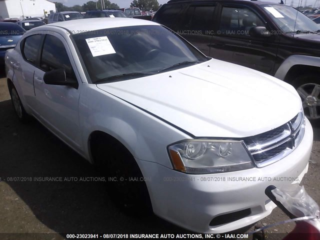 1B3BD4FB2BN572725 - 2011 DODGE AVENGER EXPRESS 白色 照片 1