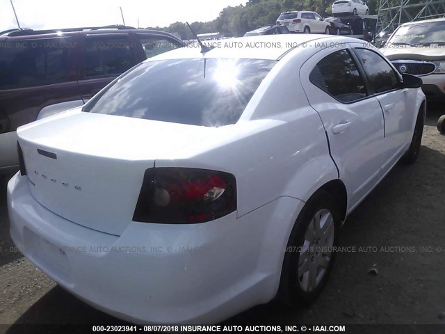 1B3BD4FB2BN572725 - 2011 DODGE AVENGER EXPRESS 白色 照片 4