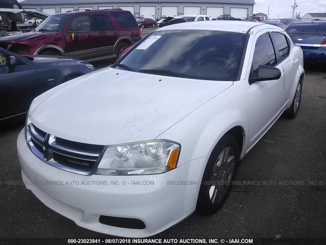 1B3BD4FB2BN572725 - 2011 DODGE AVENGER EXPRESS WHITE photo 6