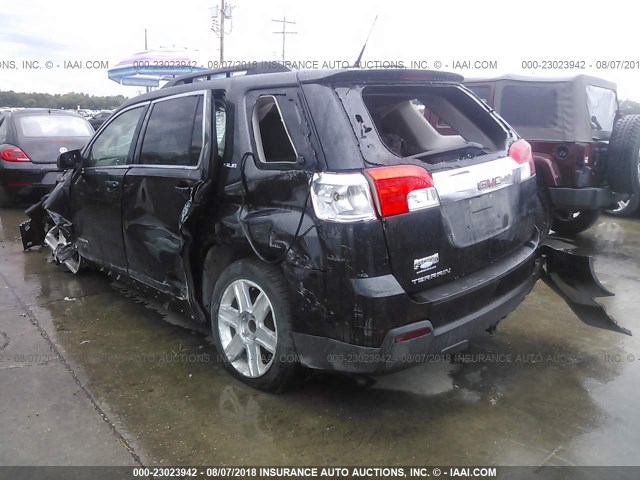 2CTALSEC3B6370495 - 2011 GMC TERRAIN SLE BLACK photo 3