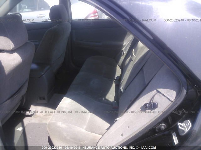 JTDBE32K530190036 - 2003 TOYOTA CAMRY LE/XLE BLACK photo 8