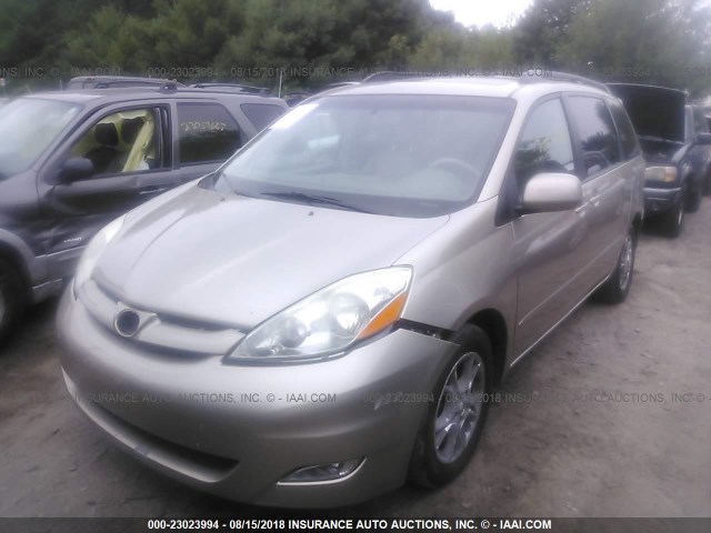 5TDZA22CX6S457797 - 2006 TOYOTA SIENNA XLE/XLE LIMITED TAN photo 2